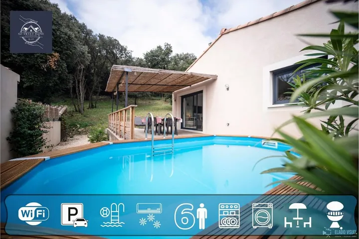 Villa für 6 Personen, mit Garten und Pool - 1