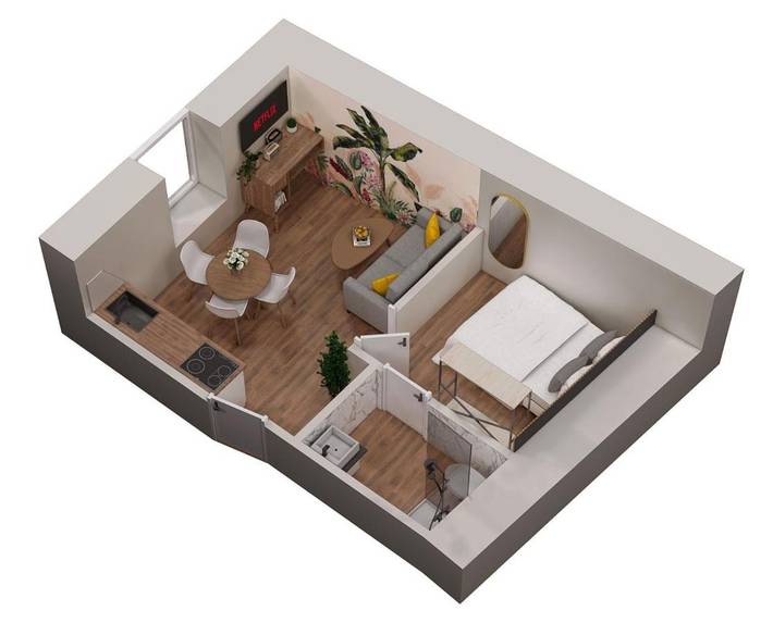 Gîte pour 4 personnes à La Destrousse - 4