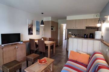 Gîte pour 4 personnes, avec terrasse dans Aquaclub de Belle Dune