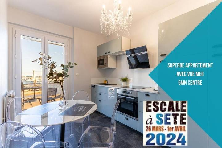 Gîte pour 2 personnes, avec balcon et vue dans Port de Sète - 2