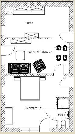 Ferienwohnung für 3 Personen, mit Balkon und Garten in Anger - 4