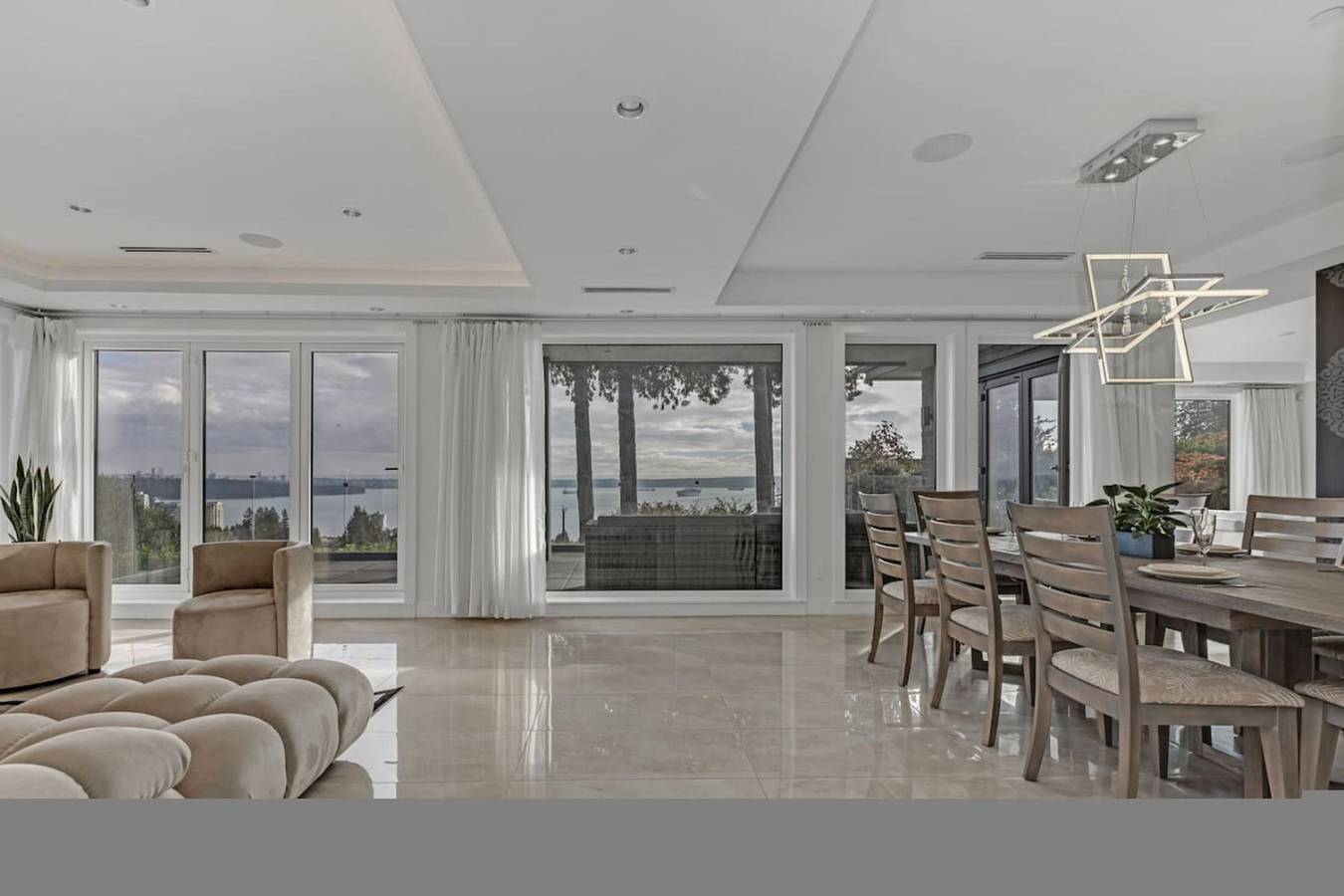 Ocean & City View Home in Cypress Mountain