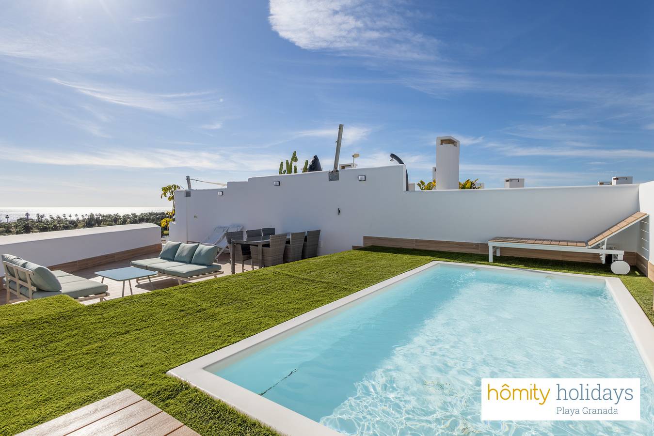 Apartamento entero, Homity Ático + Piscina Ma-2-P2-4B in Playa Granada, Motril