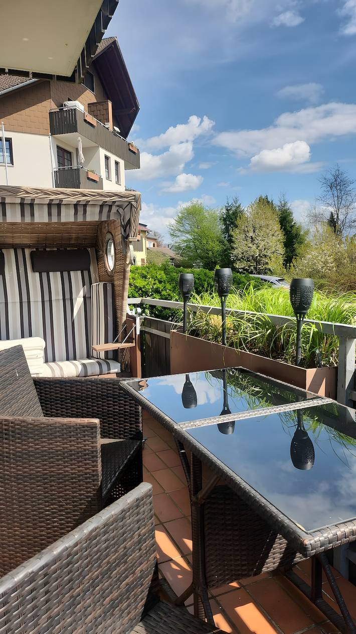 Holiday apartment for 2 people, with garden and balcony as well as sauna - 1