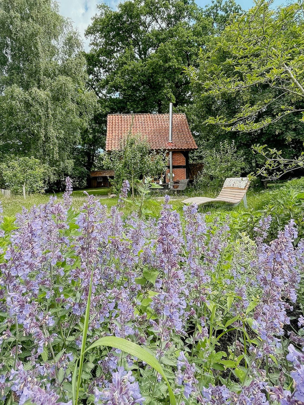 Backhaus mit Kamin in der Wildeshauser Geest in Stuhr, Naturpark Wildeshauser Geest