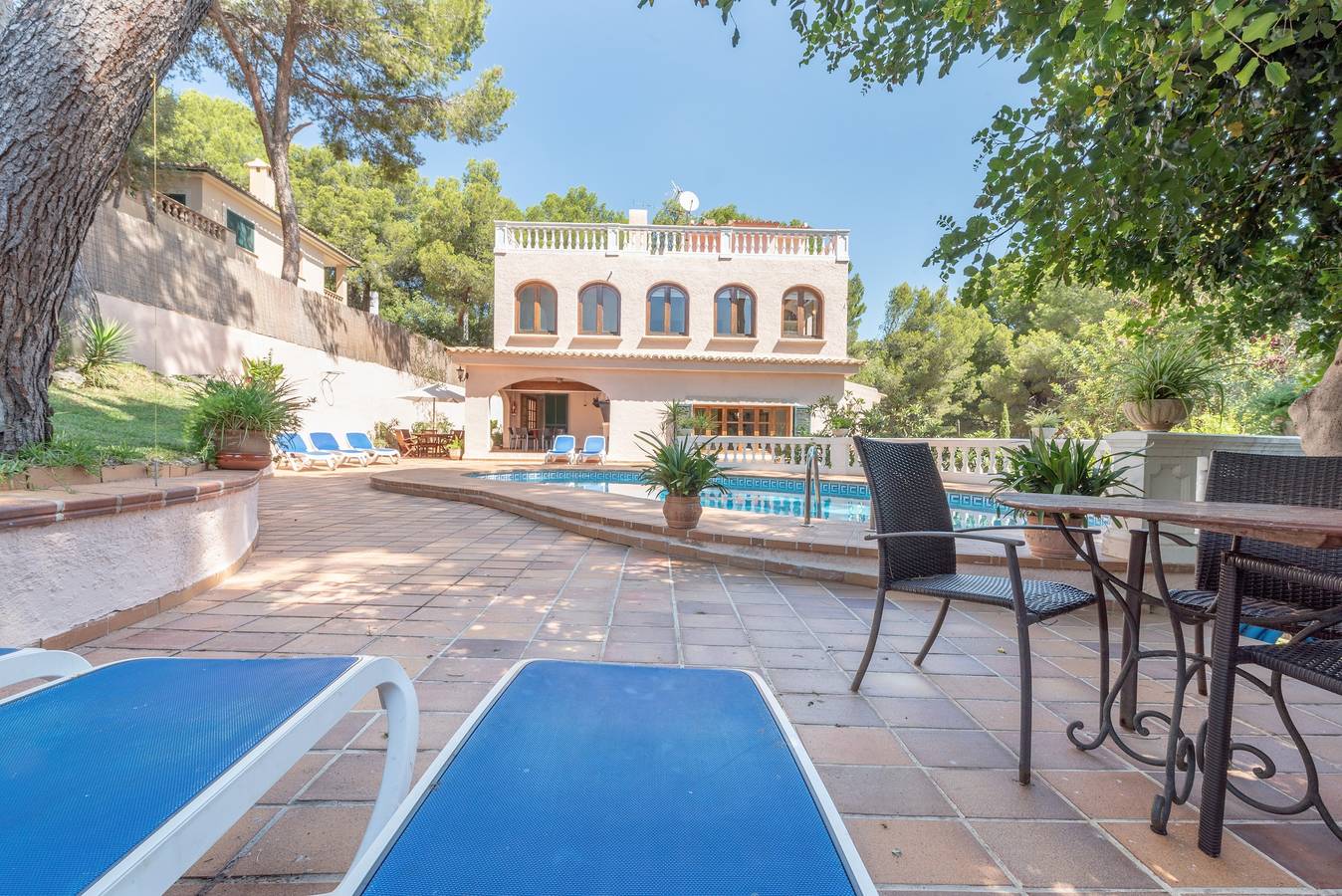 Wunderschöne Villa "Costa de Blanes" mit Pool, Terrasse, Wlan und Klimaanlage in Costa d'en Blanes, Calvià