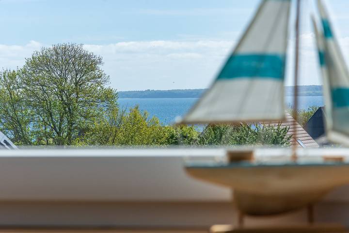 Ferienwohnung für 4 Personen, mit Sauna und Garten sowie Terrasse, mit Haustier in Waabs