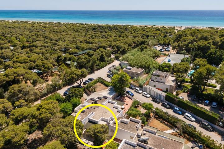 Ferienhaus 'Villetta Pinetata 452' mit privater Terrasse und Klimaanlage in Ugento, Golf von Tarent