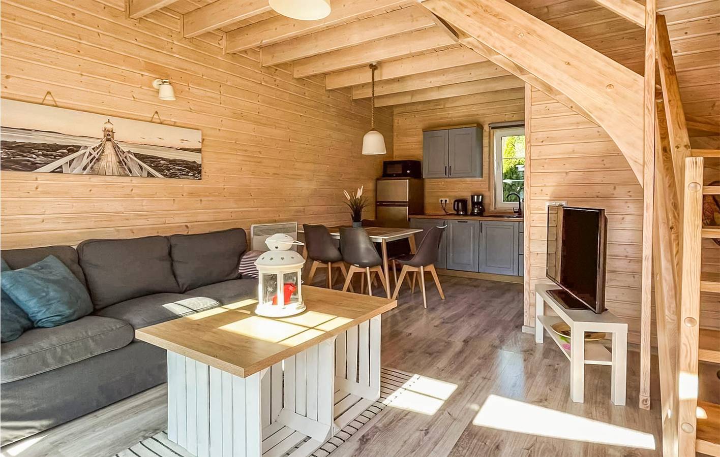 Ferienhaus für 6 Personen mit Terrasse in Dębki, Krokowa