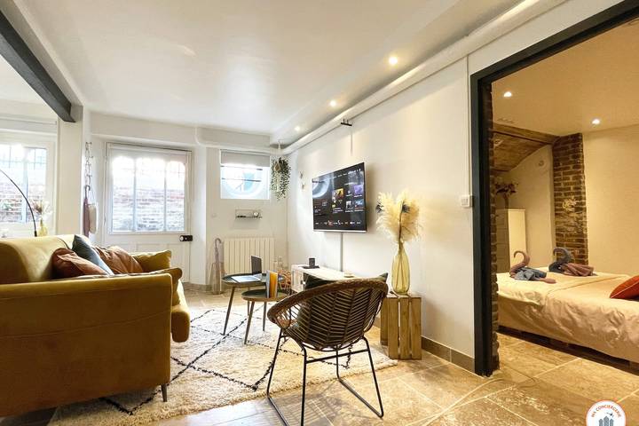 Ferienwohnung für 2 Personen, mit Terrasse, kinderfreundlich in Rouen - 2