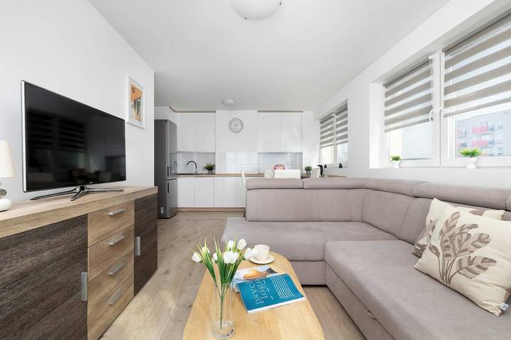 Apartament wakacyjny dla 5 osób, z balkon, Dla rodziny w Gliwice