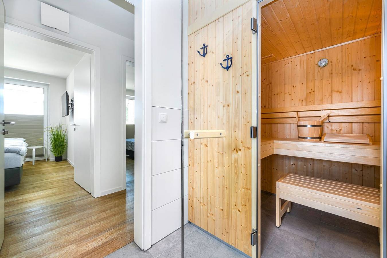 Ganze Wohnung, Strandgut – Komfort in Bestform. Sauna. Barrierearm. in Kellenhusen, Ostholstein