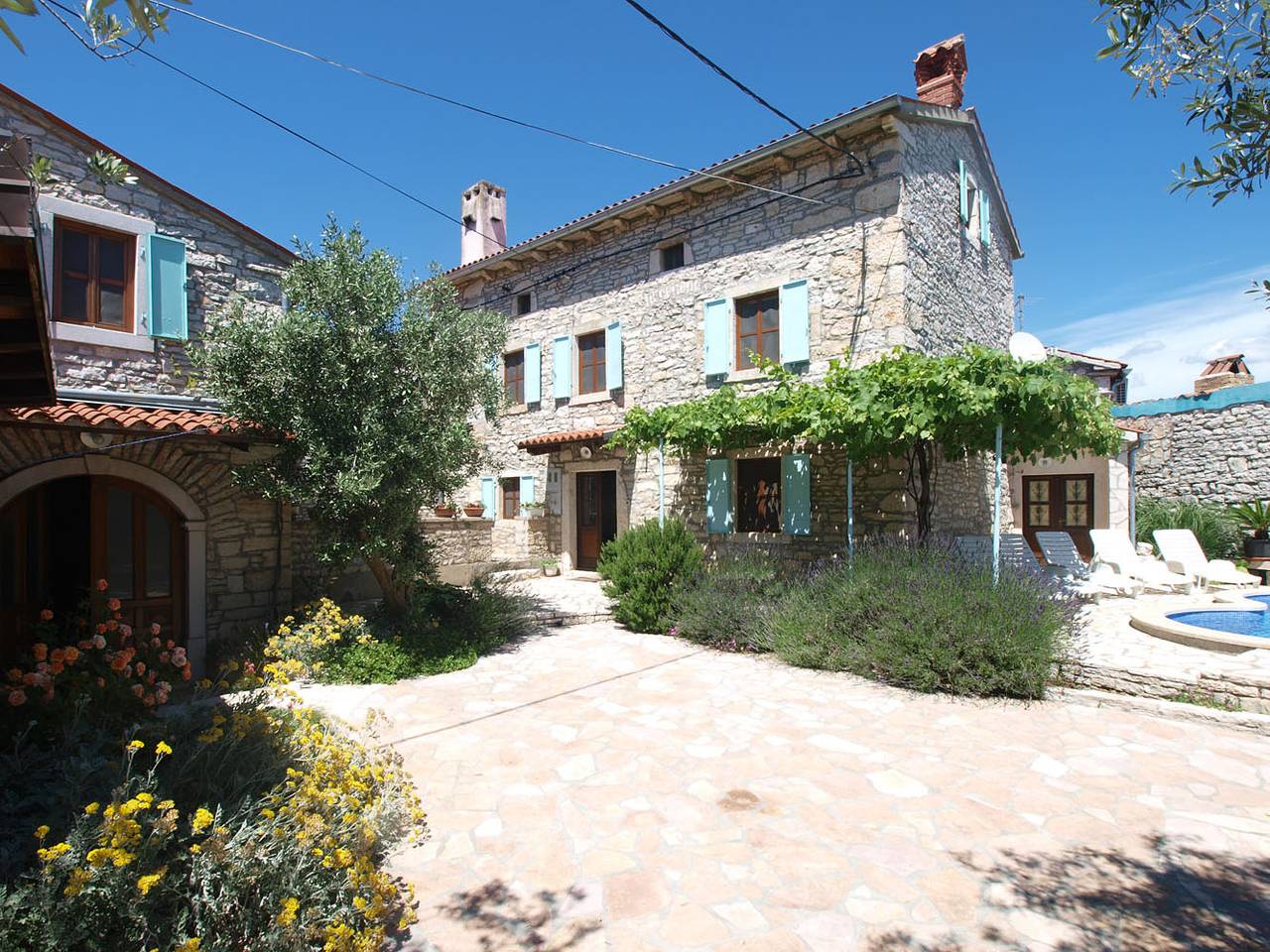 Ferienhaus für 12 Personen mit Terrasse in Barban, Südküste Istrien