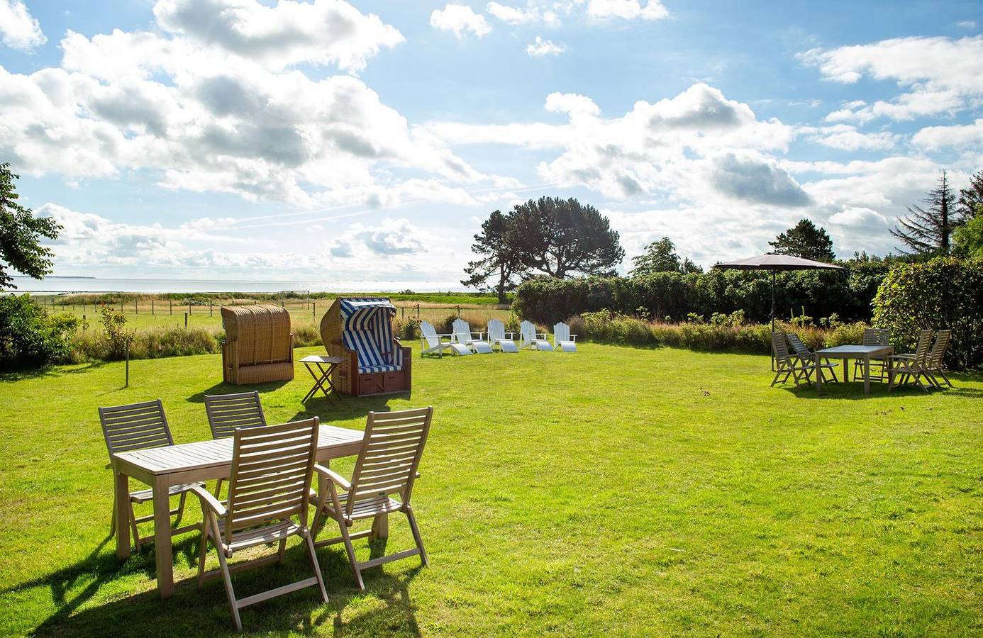 Ganze Wohnung, Himmel: Traumhafte Ferienwohnung für Ihren Familienurlaub auf Amrum - Mit Blick auf das Weltnaturerbe Wattenmeer in Nebel, Amrum