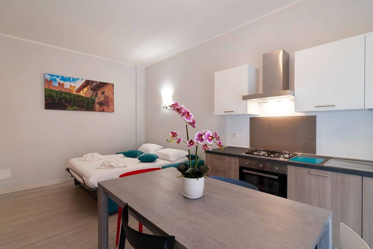 Apartamento entero, Apartamento de vacaciones para 6 personas con balcón/terraza in Centro Storico, Verona