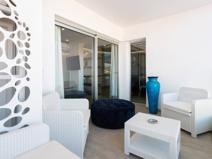 Ferienwohnung für 7 Personen, mit Meerblick und Balkon sowie Garten und Kinderpool in Callao Salvaje - 4