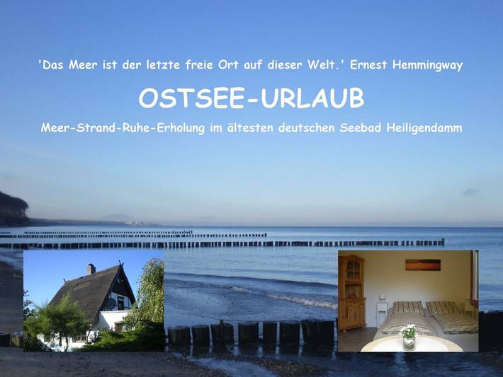 Ferienwohnung für 2 Personen, mit Terrasse und Garten sowie Seeblick in Heiligendamm