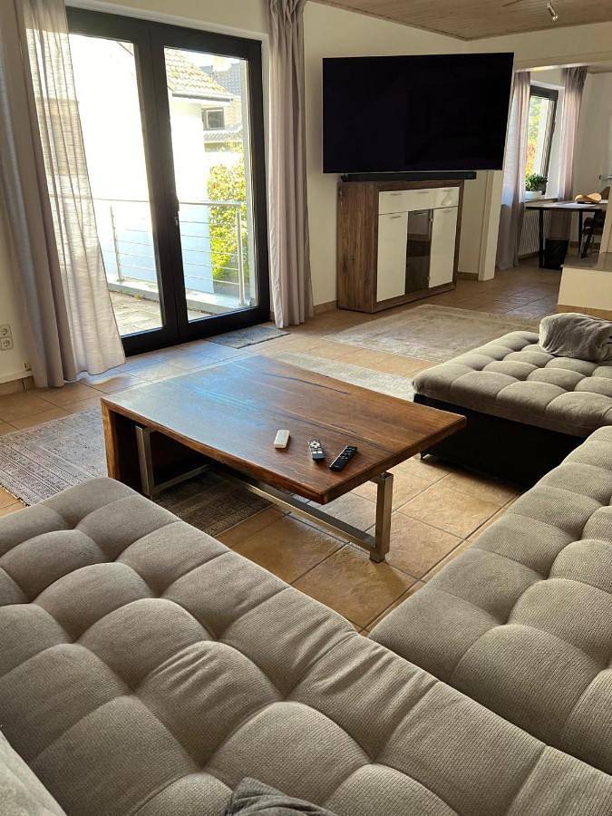 Ferienwohnung für 4 Personen, mit Terrasse und Garten sowie Ausblick in Bad Oeynhausen