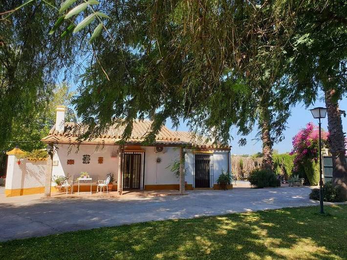 Maison de campagne pour 5 personnes, avec Terrasse ainsi que Jardin et Piscine dans Torre de la Reina