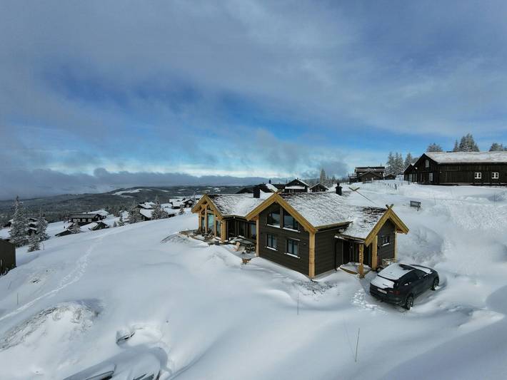 Ferienhaus mit Sauna und Bergblick in Sjusjøen in Sjusjoen, Ringsaker