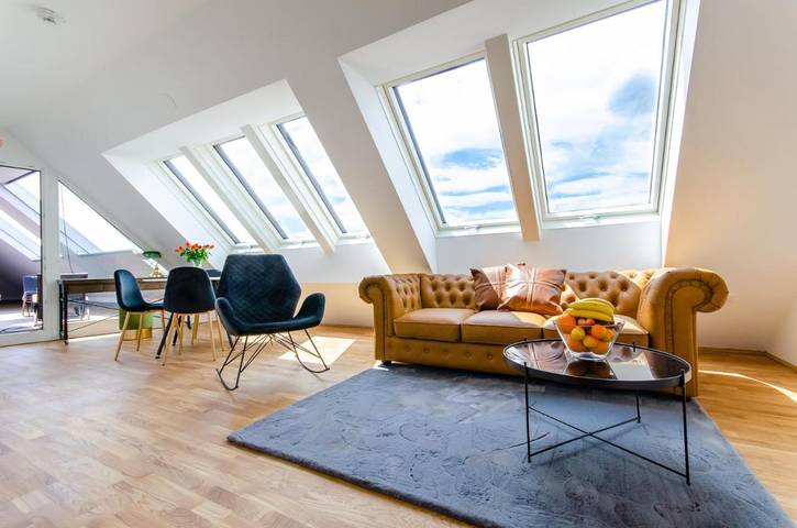 Apartahotel para 6 personas, con balcón y vistas en Viena