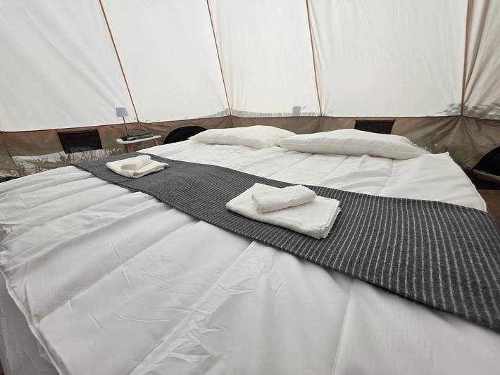 Zelt für 2 Personen, mit Terrasse und Garten in Hessen - 2