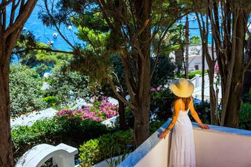 Villa pour 8 personnes, avec balcon et vue à Capri