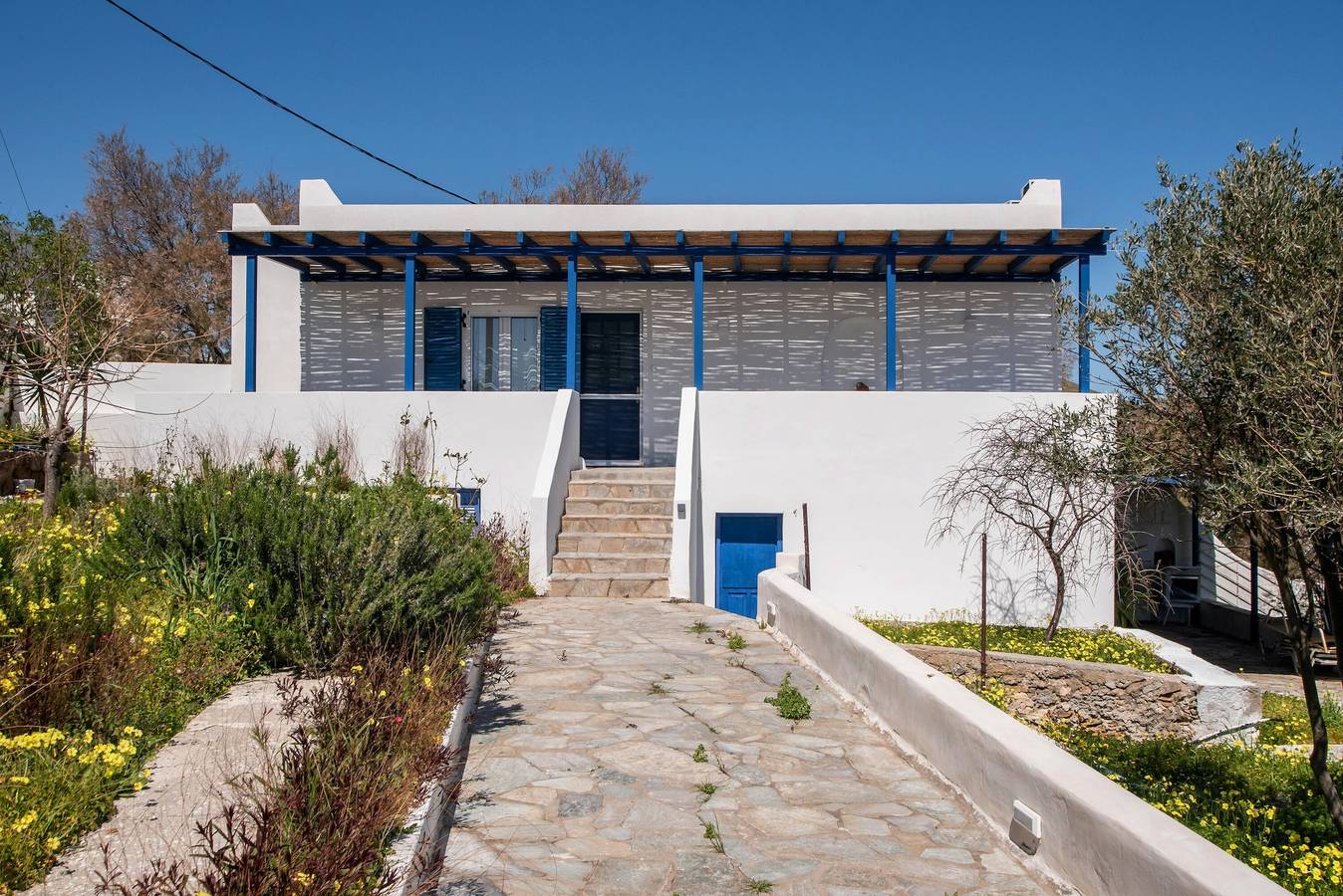 Holiday Home 'Punda Beach Seaside Retreat' with Sea View, Wi-Fi and Air Conditioning in Paros