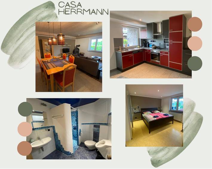 Ferienwohnung für 3 Personen, mit Terrasse und Garten