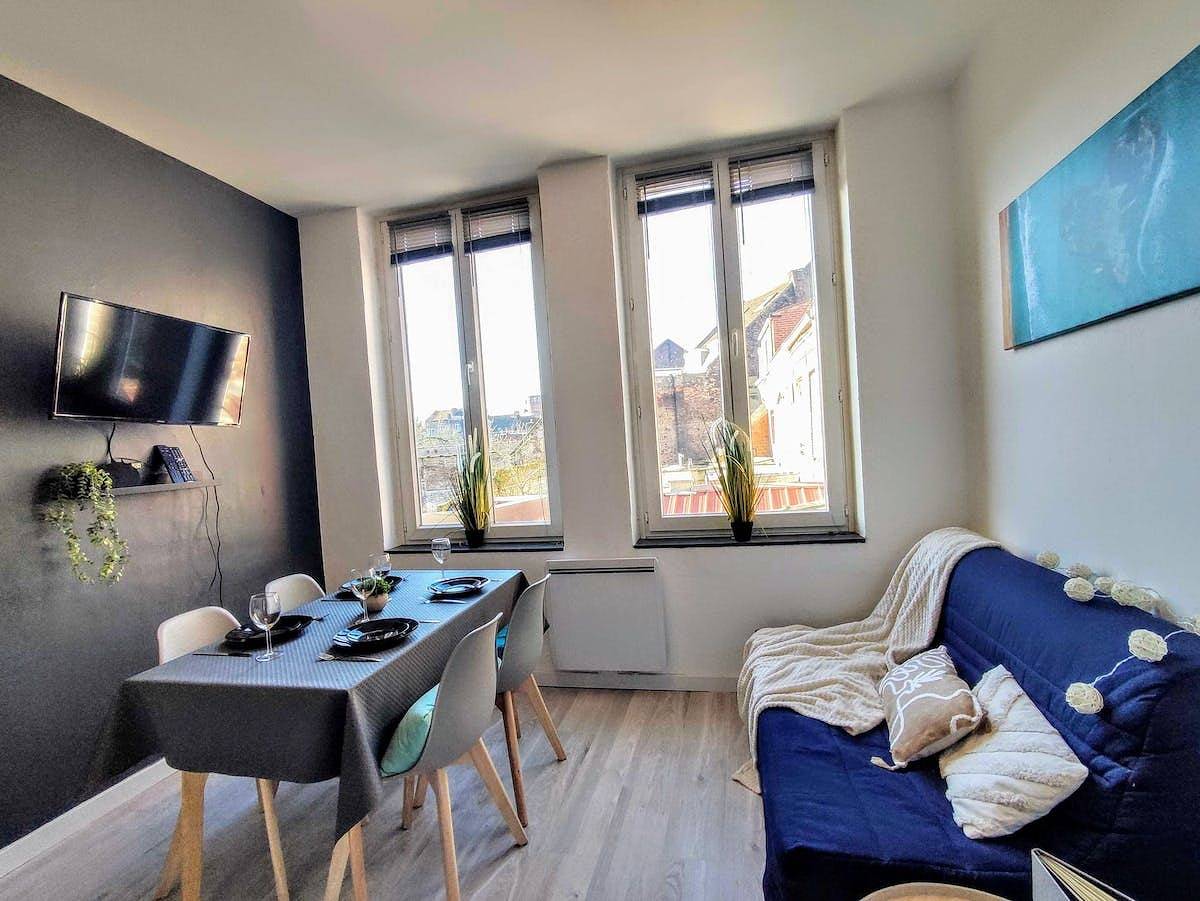 Appartement entier, Appartement de vacances pour 4 personnes in Roubaix, Région de Lille