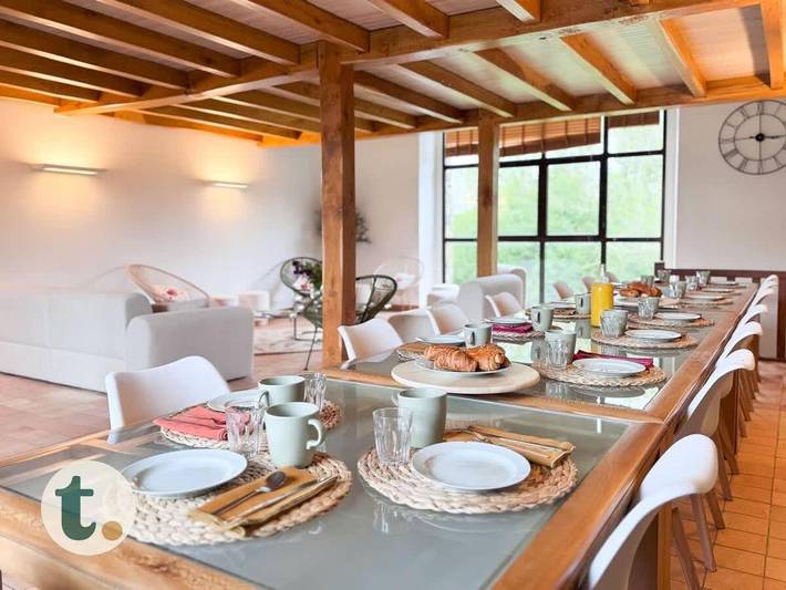 Maison de vacances pour 21 personnes, avec Jardin