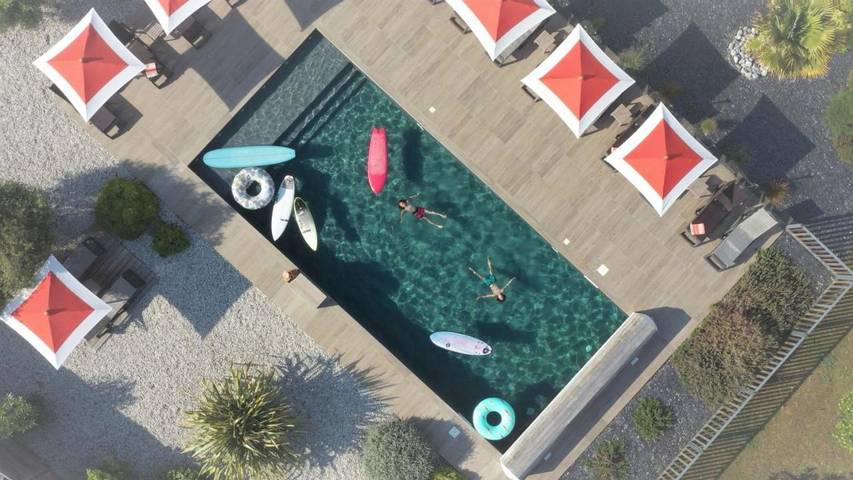 Hôtel pour 2 personnes, avec sauna ainsi que jardin et piscine