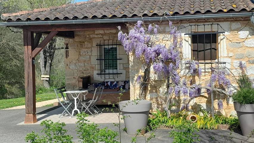 Maison de vacances pour 4 personnes, avec jardin ainsi que piscine et vue, animaux acceptés dans le Lot-et-Garonne - 3