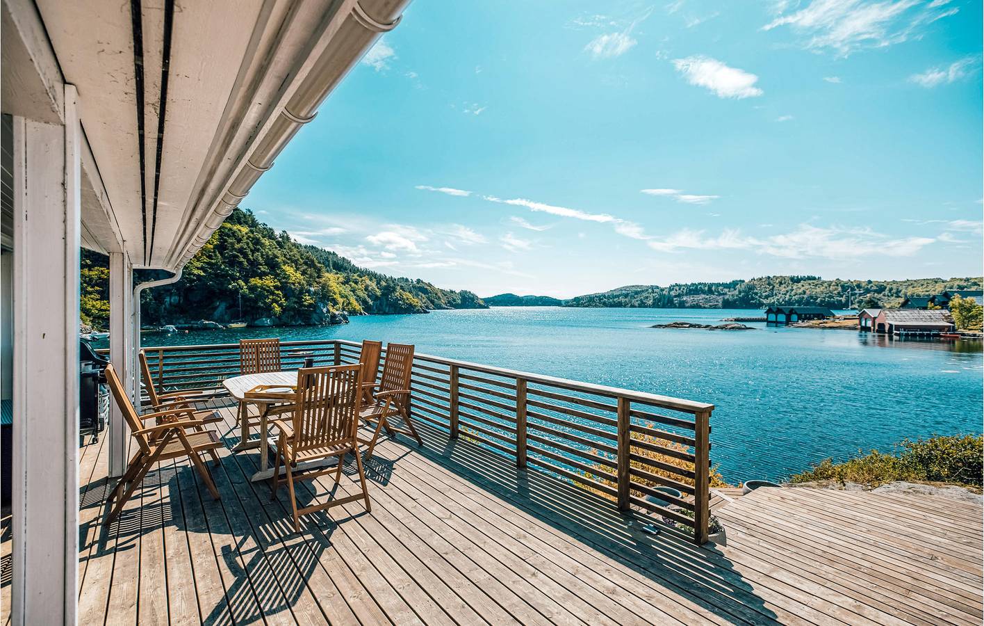 Ferienhaus für 7 Personen mit Terrasse in Farsund