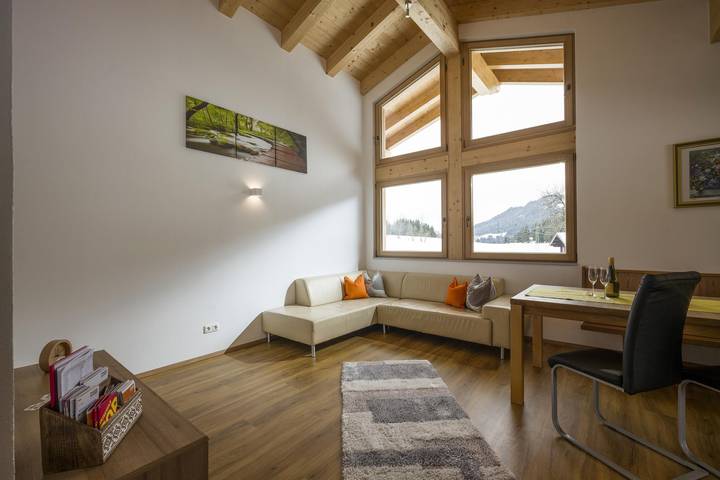 Ganze Ferienwohnung, Appartement/Fewo, Dusche, Wc, 2 Schlafräume in Ellmau, Kaisergebirge