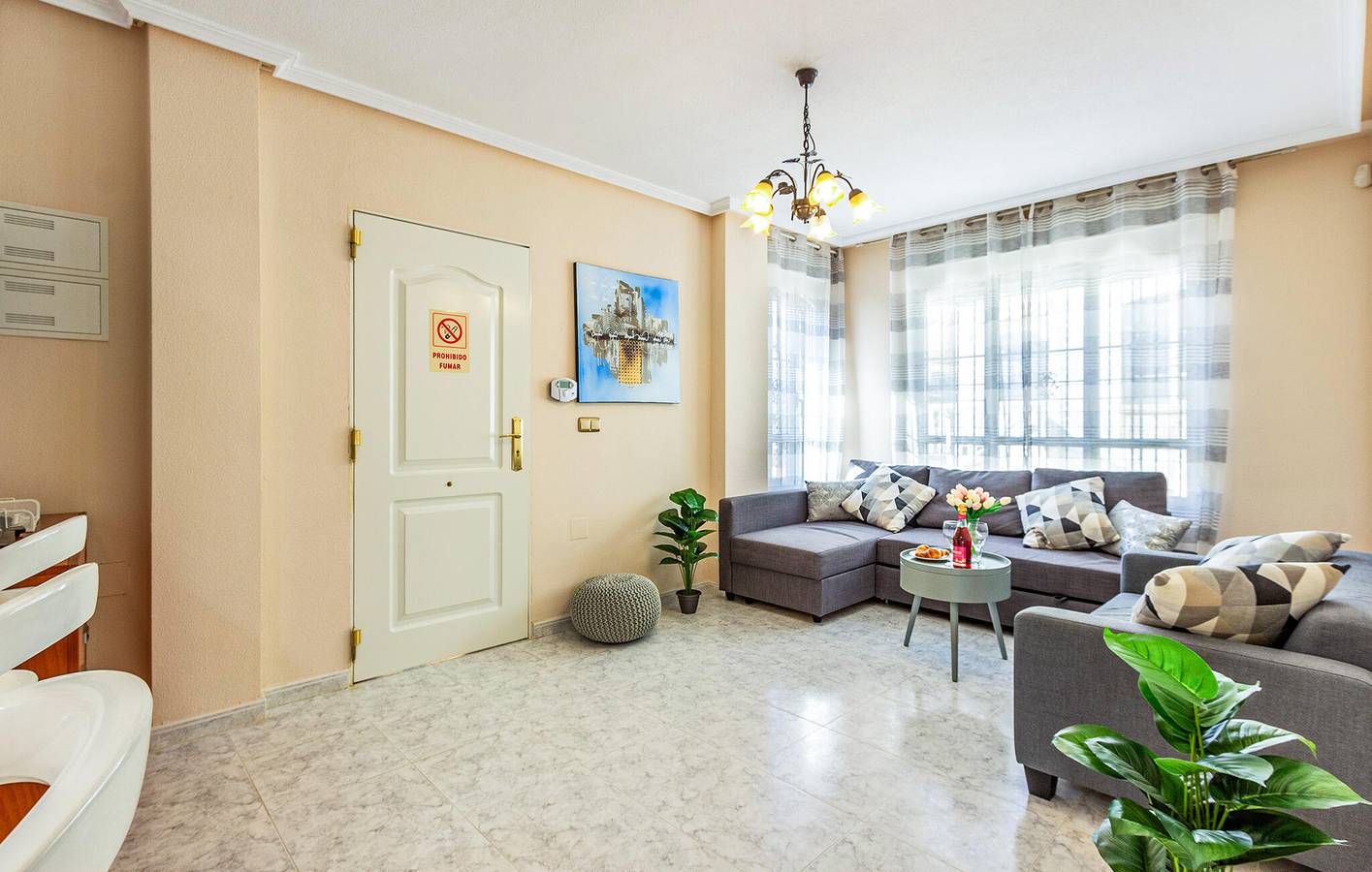 Apartment am Strand mit Pool und AC in der Nähe von Playa de Campoamor in Lomas de Don Juan, Orihuela