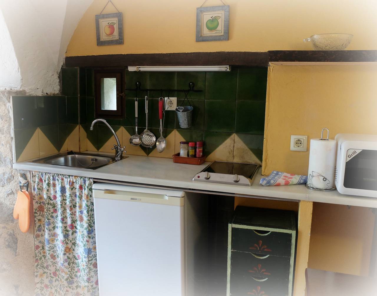 Casa Rural Patufet de Mas Violella: Gemütliches 1-Zimmer-Studio mit Pool in Sant Joan les Fonts, Naturpark Zona Volcànica de la Garrotxa