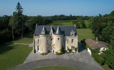 Château pour 16 personnes, avec sauna ainsi que terrasse et jardin en Gironde