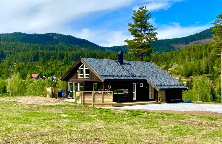 Ferienhaus für 8 Personen, mit Garten und Ausblick sowie Seeblick - 1