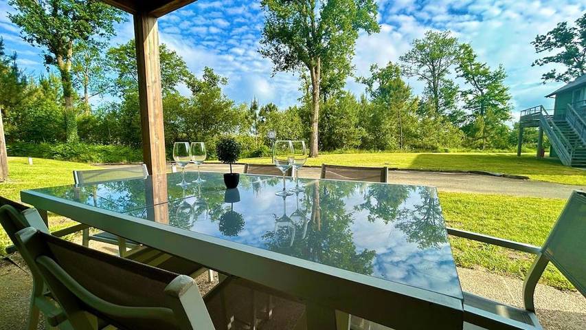 Gîte pour 6 personnes, avec Terrasse et Jardin ainsi que Piscine et Vue à Chaveignes - 4