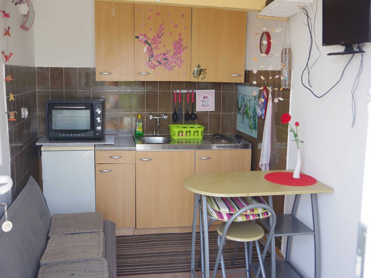 Ganze Wohnung, One Bedroom Apartment with Balcony 3 in Barbat na Rabu, Rab