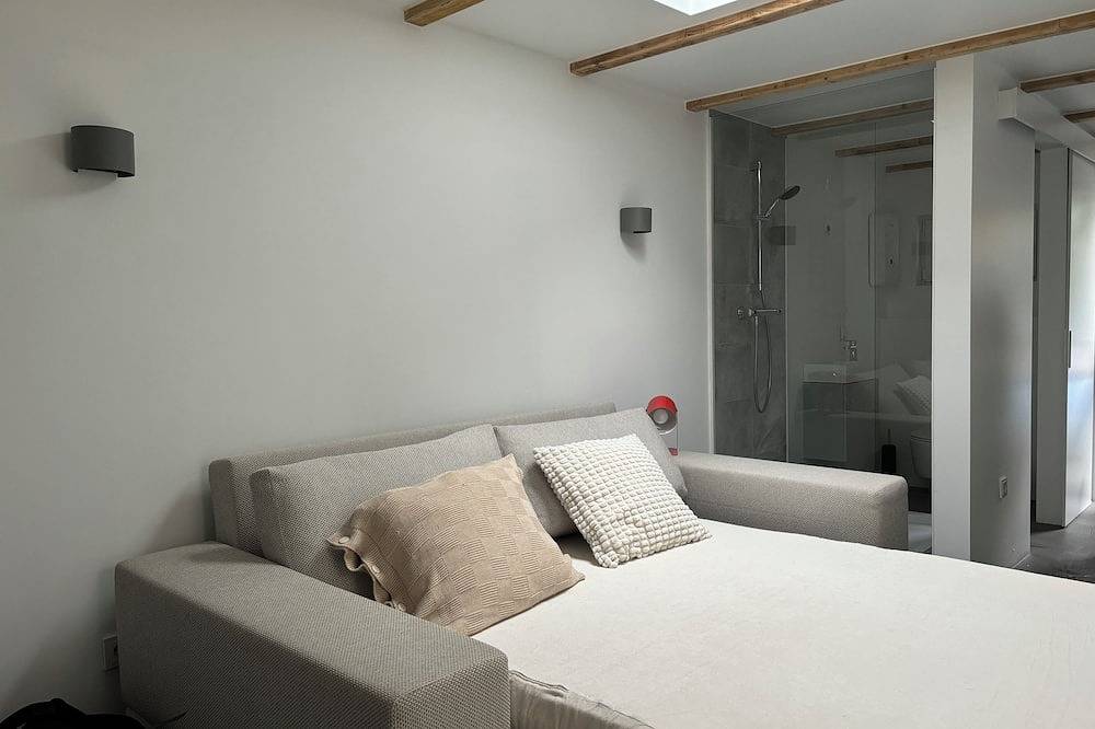 Geheel appartement, Modern studio with en-suite bathroom & top connections in Düsseldorf, Düsseldorf en omgeving