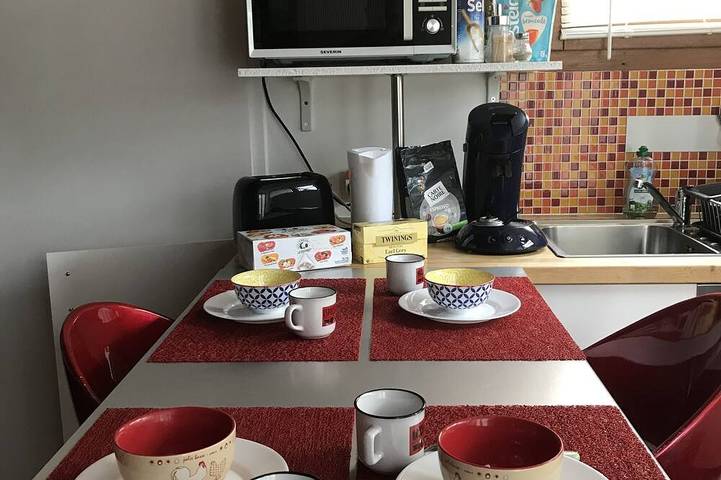 Appartement de vacances pour 4 personnes, avec Jardin