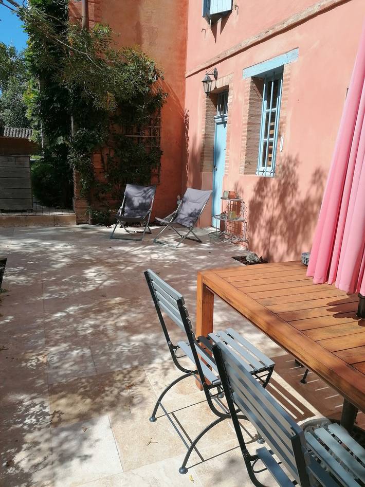 Domaine Roujos – Pastel: Charmantes Ferienhaus inmitten der Natur mit beheiztem Pool in Beaumont-de-Lomagne, Tarn-et-Garonne
