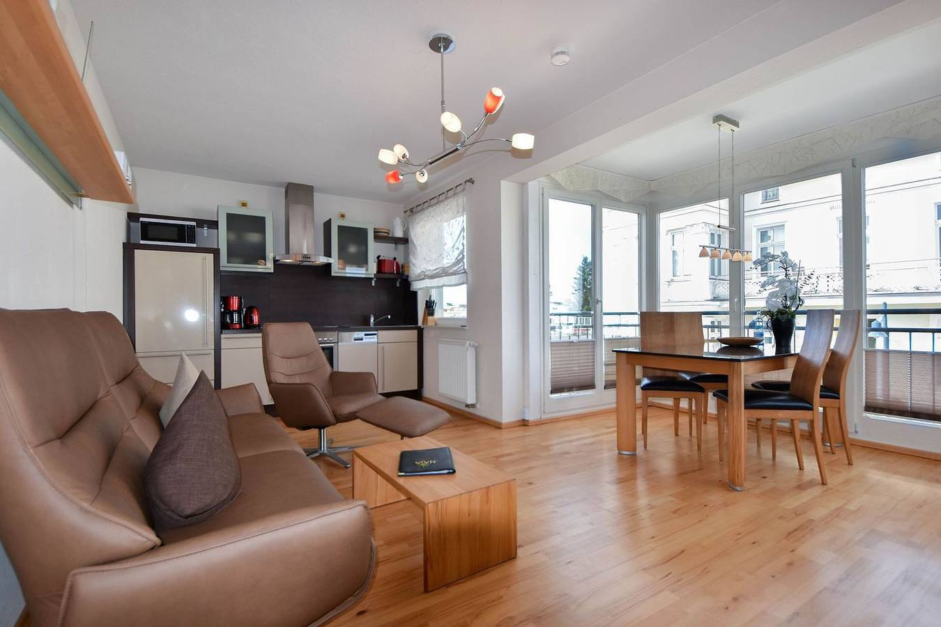 Apartamento entero, Haus Meerblick 16 - nur wenige Meter bis zum feinsandigen Ostseestrand in Drei Kaiserbäder, Heringsdorf