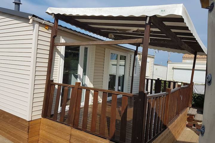 Camping für 7 Personen, mit Garten und Terrasse in Gruissan - 2