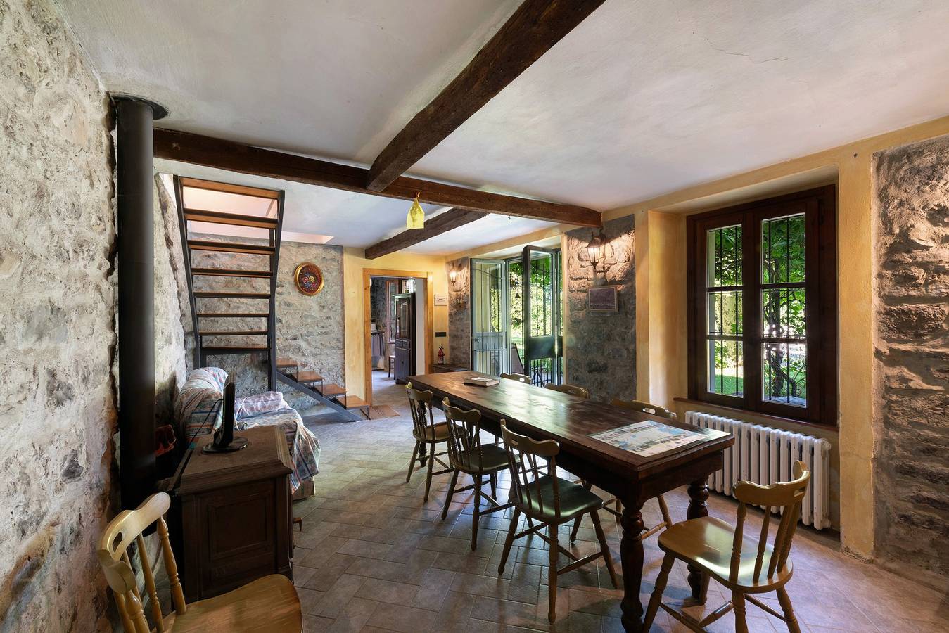 Ganze Wohnung, Ferienwohnung 'Casale La Selva Cottage Grande' mit Pool, geteiltem Garten und Wlan in Bene Lario, Como Provinz