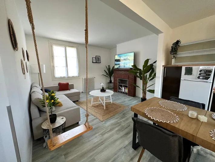 Apartamento de vacaciones para 6 personas, con jardín y terraza, Se admiten mascotas - 1