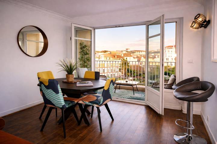 Gîte pour 4 personnes, avec balcon dans Grande Plage (Biarritz) - 4