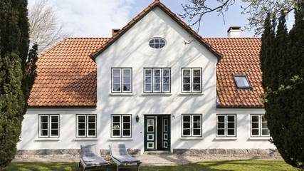 Ferienhaus für 11 Personen, mit Sauna und Garten sowie Ausblick, mit Haustier in Pommerby